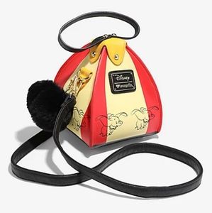 Loungefly Disney Dumbo circus tent crossbody bag